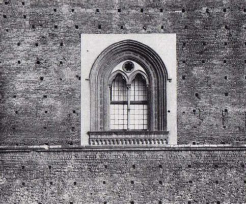 Vittorio Mazzucconi - Milan Two-mullioned window of the Castle