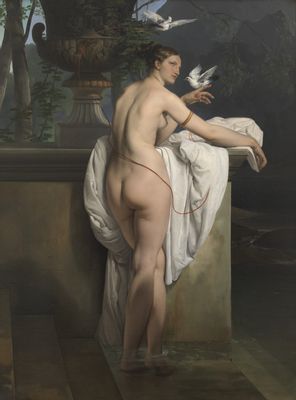 Francesco Hayez - Venus joking with two doves