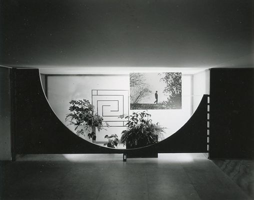 Paolo Monti - Frank Lloyd Wright exhibition with setting up by Architect Carlo Scarpa