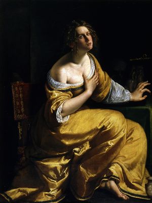 Artemisia Gentileschi - Conversion of Magdalene