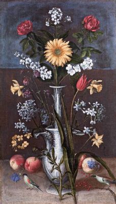 Orsola Maddalena Caccia - Flowerpot with two birds