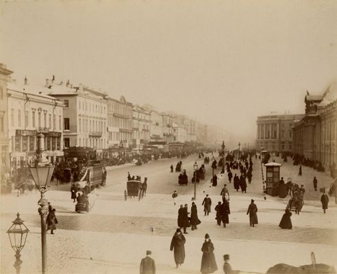 La Prospettiva Nevskij à San Pietroburgo