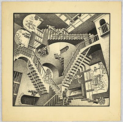 Maurits Cornelis Escher - Relativité