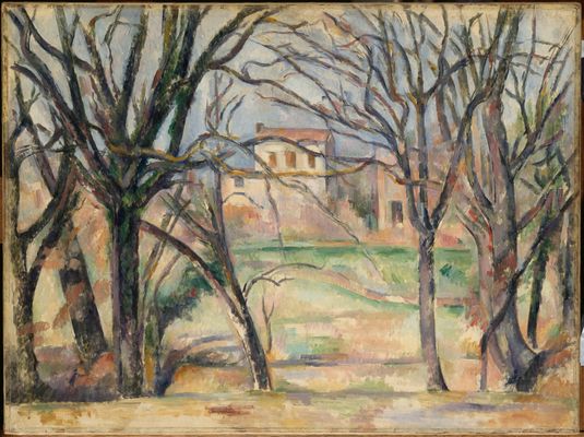 Paul Cézanne - Arbres et maisons