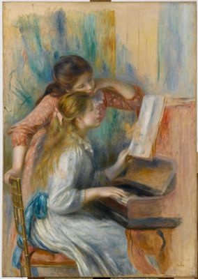 Pierre-Auguste Renoir - Jeunes filles au piano