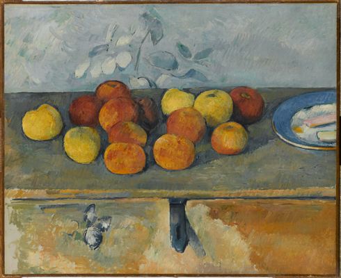 Paul Cézanne - Pommes et biscuits
