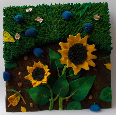 Piero Gilardi - Sonnenblumen