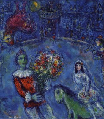 Marc Chagall - el gallo morado