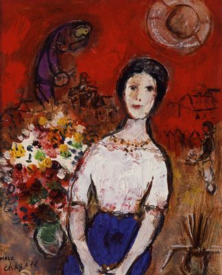 Marc Chagall - Porträt von Vava