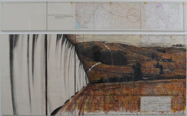 Christo - Running fence (Project for Sonoma County and Marin County, State of California