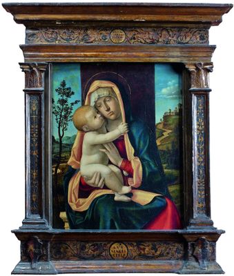 Giovanni Battista, detto Cima da Conegliano - Madonna and child