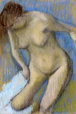 Edgar Degas - despues del baño