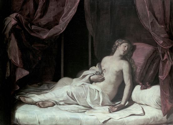 Giovanni Francesco Barbieri, detto Guercino - Cleopatra moribunda