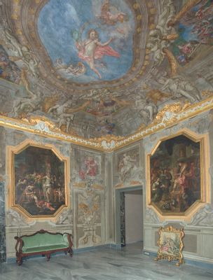 Lorenzo De Ferrari - The living room of the Virtues of the Patries