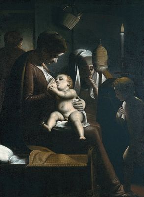Luca Cambiaso - Madonna of the candle