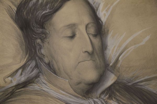Gustave Doré -  Joachim en su lecho de muerte (detalle)