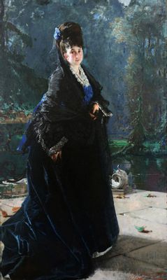 Mosè Bianchi - Ritratto di Elisabetta Sottocasa