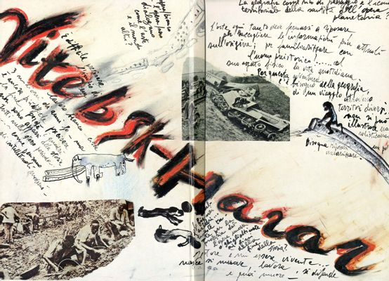 Enzo Cucchi - Cover of the artist’s book Vitebsk/Harar by Enzo Cucchi