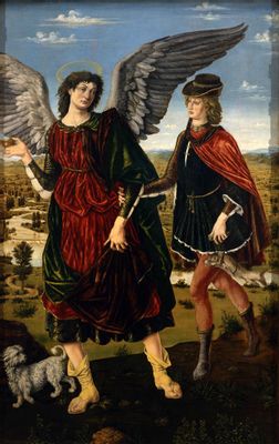 Piero Benci, detto il Pollaiolo - The archangel Gabriel and Tobias