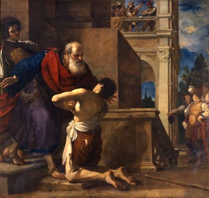 Giovanni Francesco Barbieri, detto Guercino - el regreso del hijo pródigo