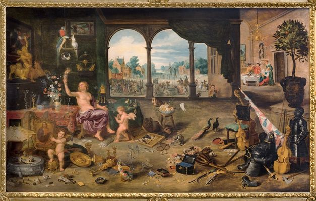 Jan Brueghel il Giovane - La vanidad de la vida humana.