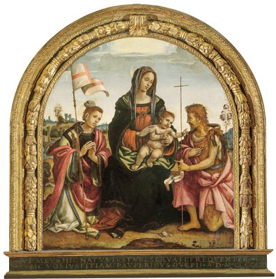 Filippo Lippi - Virgen y el Niño con Santos (Pala dell'Udienza)