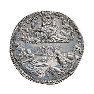 Leone Leoni - Silver scudo of the Habsburg King, Charles V of Spain 