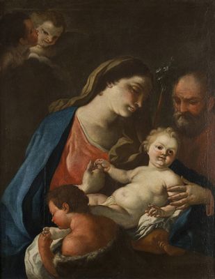 Sagrada Familia con el Niño San Juan Bautista