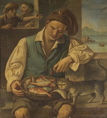 Annunziato Vitrioli - Sailor with fish