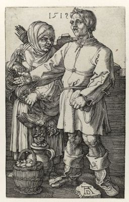 Albrecht Dürer - Coppia di contadini al mercato