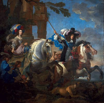 Jan Miel - Enrichetta Adelaide di Savoia e Ferdinando di Baviera