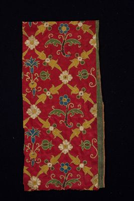 Fragment of embroidered fabric