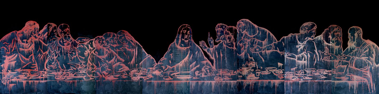 Wang Guangyi - The Last Supper (New Religion)