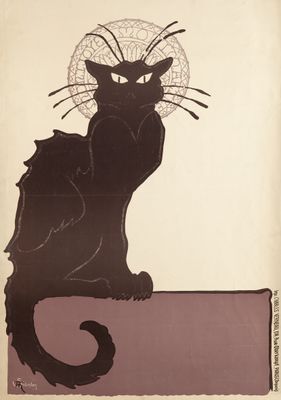 Théophile Alexandre Steinlen - Die schwarze Katze