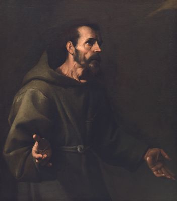 Carlo Sellitto - St. Francis receives the stigmata