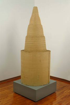 Alighiero Boetti - Roll of corrugated cardboard