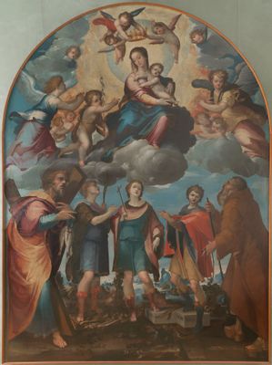 Giuseppe Alvino - Madonna and Saints