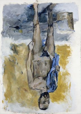 Georg Baselitz - Fingermalerei - Akt (Finger Painting – Nude)