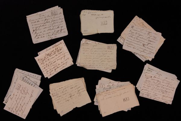 Appunti manoscritti e schede di lavoro di Celestino Cavedoni