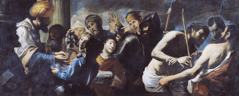 Gregorio Preti; Mattia Preti - Pilate washing his hands (Christ before Pilate)
