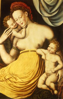 Venus with cupids 