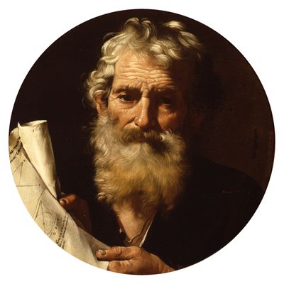 Jusepe de Ribera - Portrait of mathematician