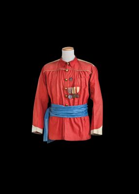 Red shirt of Luigi Trolli, one of Garibaldi’s soldier from Reggio Emilia