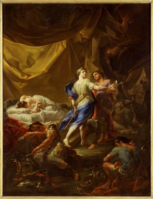Corrado Giaquinto - Ulisse e Diomede nella tenda di Reso