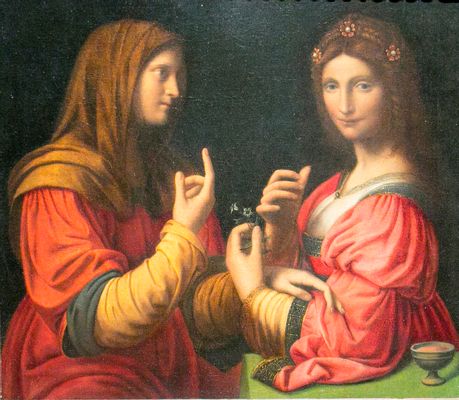 Bernardino Scapi - Marta y María Magdalena
