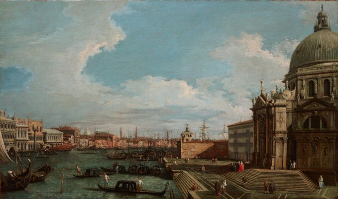 Giovanni Antonio Canal, detto Canaletto - Il Canal Grande verso il bacino di San Marco e la Basilica della Salute