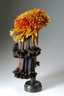 Ceremonial feather headdress
