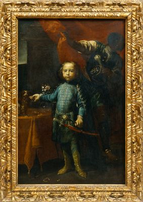 Giuseppe Maria Crespi - Ritratto del figlio del generale Pallfly