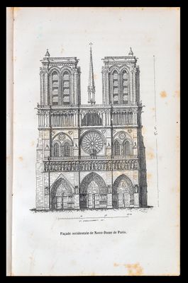 Ferdinand Marie Nolasque de Guilhermy; Eugène Emmanuel Viollet-le-Duc - La façade ouest de Notre-Dame de Paris
