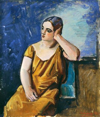 Achille Funi - Portrait of a lady